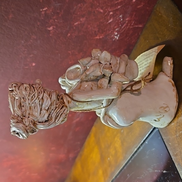 Vintage 1970s Dino Bencini 808 Indoor Gardner Signed/Tagged Figurine- Approx. 5" - Picture 8 of 11